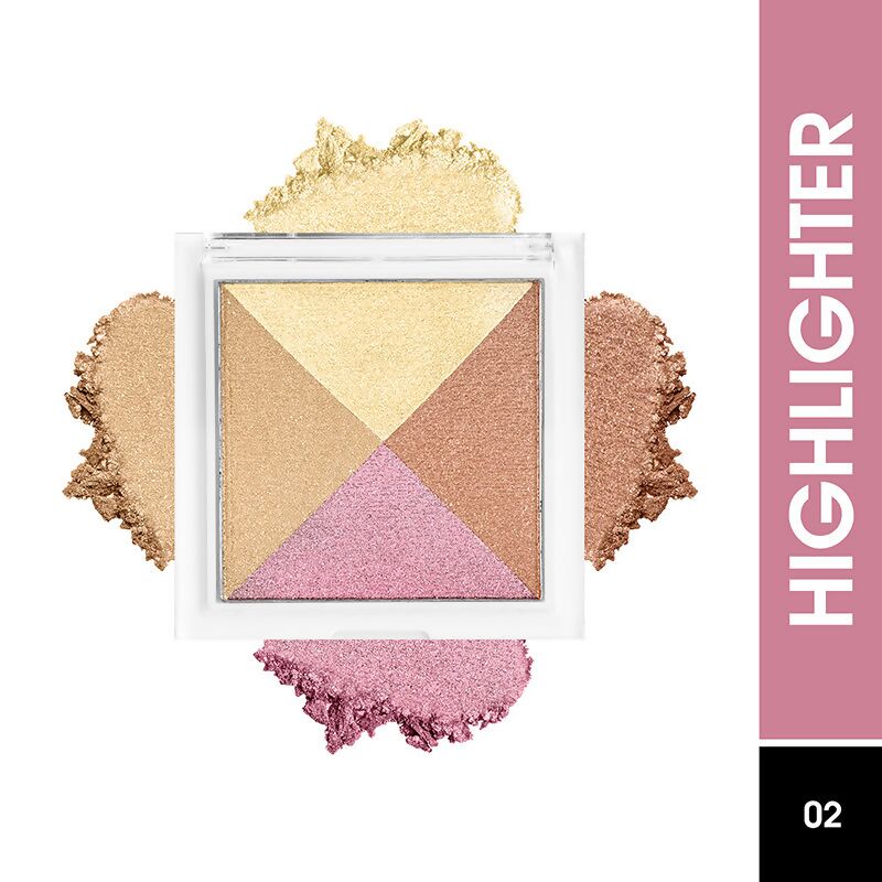 Colors Queen Fantasy Highlighter Bricks - 02 Multi | Swadesiicart