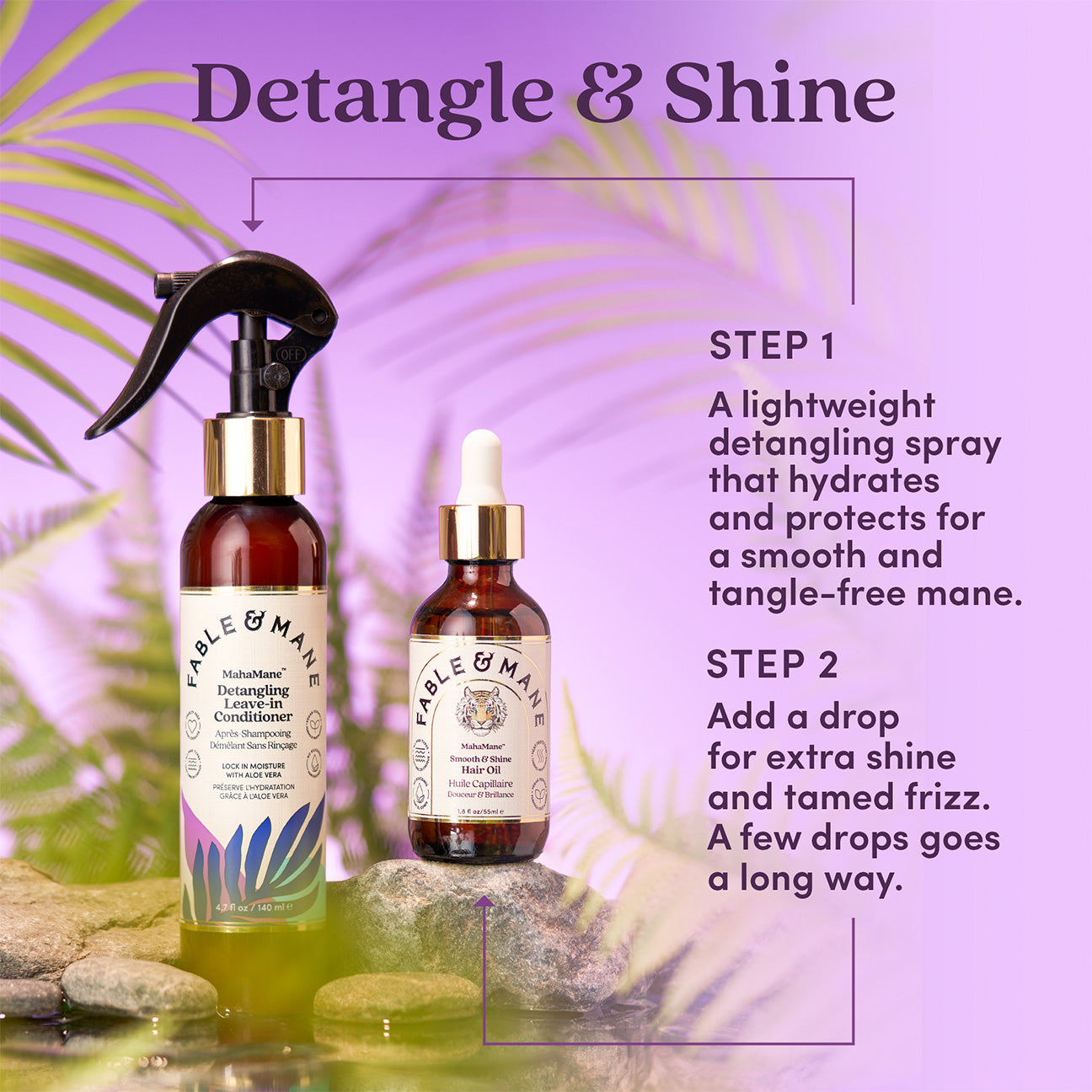 Detangle & Shine Duo