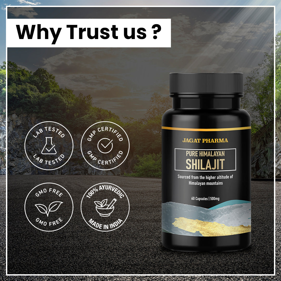 Jagat Pharma Pure Himalayan Sj Capsules | Swadesiicart
