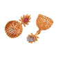 Saraf RS Jewellery Gold-Polished South Indian Imitation Bridal Temple Jewellery Set - Swadesiicart