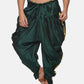 Sethukrishna Men Dark-Green Solid Dhoti Pants | Swadesiicart