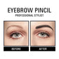 Matt Look Long Lasting Formula Professional Stylist Eyebrow Pencil - Black - Swadesiicart