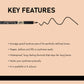 Matt Look Long Lasting Formula Professional Stylist Eyebrow Pencil - Black - Swadesiicart