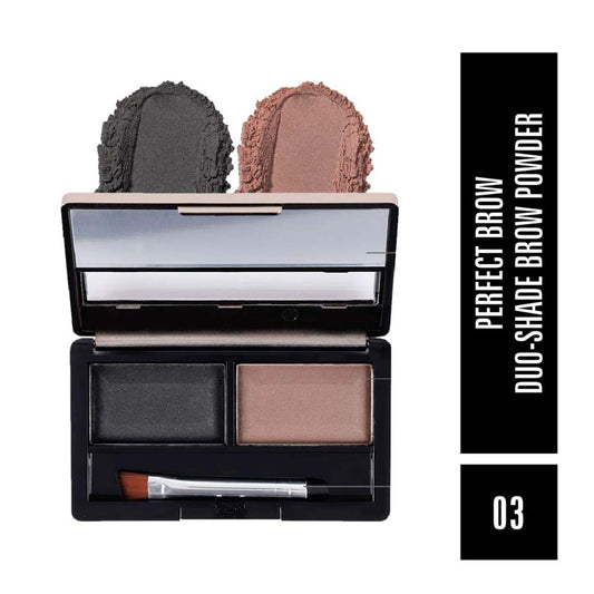 Matt Look Perfect Brow Duo-shade Brow Powder - 03 - Swadesiicart