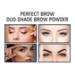 Matt Look Perfect Brow Duo-shade Brow Powder - 04 - Swadesiicart