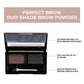 Matt Look Perfect Brow Duo-shade Brow Powder - 04 - Swadesiicart