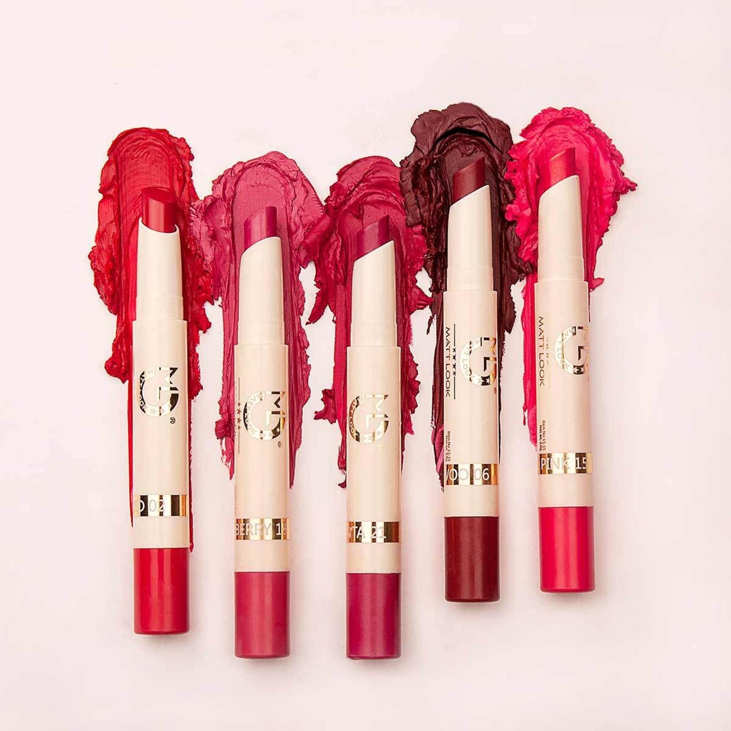 Matt Look Velvet Smooth Non Transfer Lipstick - Boyfriend Stealer - Swadesiicart