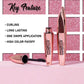 Matt Look Eye Makeup Curl & Volume Waterproof False Lash Mascara - Black - Swadesiicart