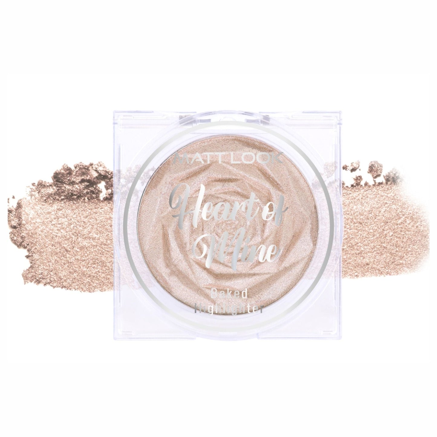 Matt Look Heart Of Mine Baked Highlighter - 01 Dream Light - Swadesiicart