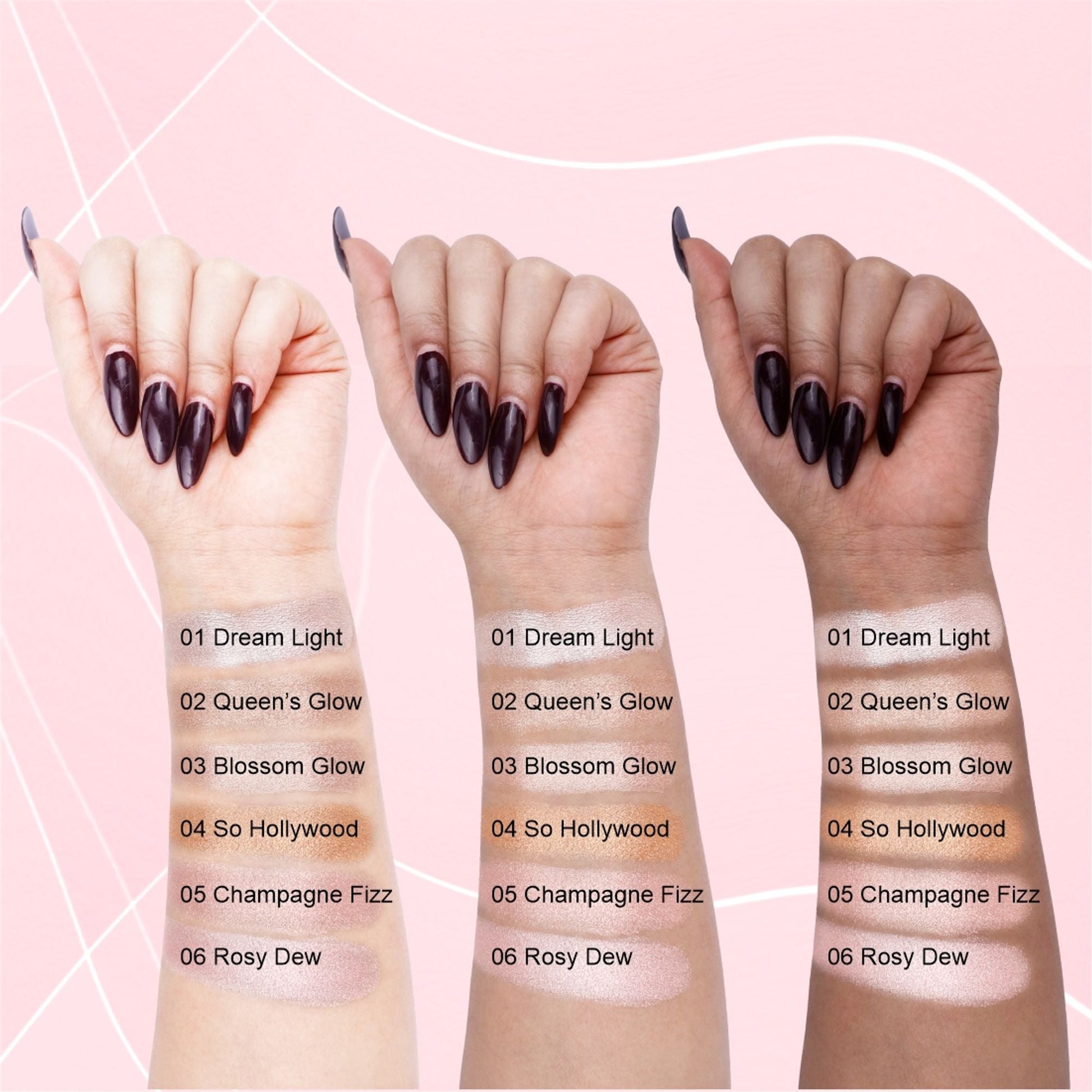 Matt Look Heart Of Mine Baked Highlighter - 03 Blossom Glow - Swadesiicart