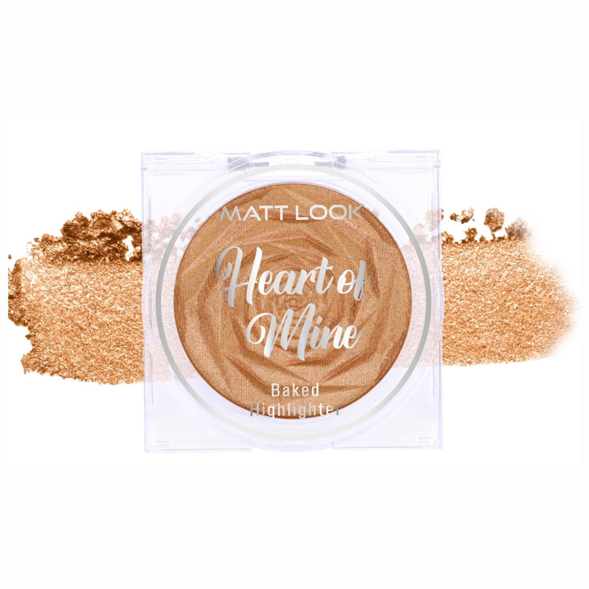 Matt Look Heart Of Mine Baked Highlighter - 04 So Hollywood - Swadesiicart