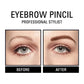 Matt Look Long Lasting Formula Professional Stylist Eyebrow Pencil - 04 Coco Brown - Swadesiicart
