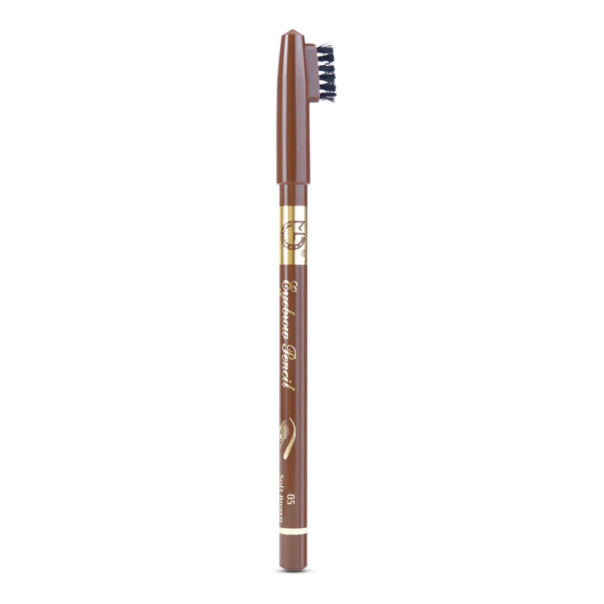 Matt Look Long Lasting Formula Professional Stylist Eyebrow Pencil - 05 Soft Brown - Swadesiicart