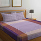 Arrabi Multicoloured 300 TC Super King Ethnic Motifs Cotton Bedsheet with 2 Pillow Covers
