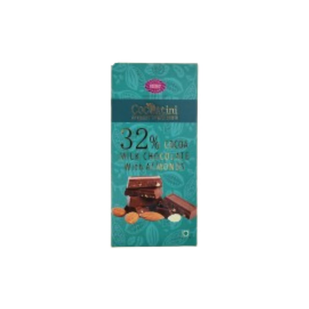 Karachi Bakery 32% Cocoa Milk Chocolate With Almonds - Swadesiicart