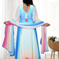 Joban Fashion Sky Kurta Set Georgette Sequence Embroidery Work - Swadesiicart