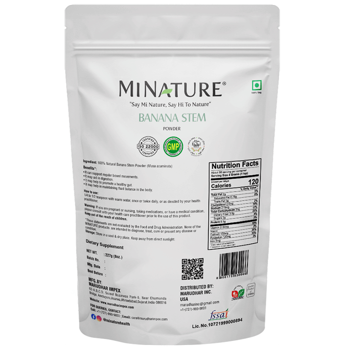 Minature Banana Stem Powder | Swadesiicart