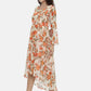 Souchii Women Cream-Coloured Printed A-Line Dress - Swadesiicart