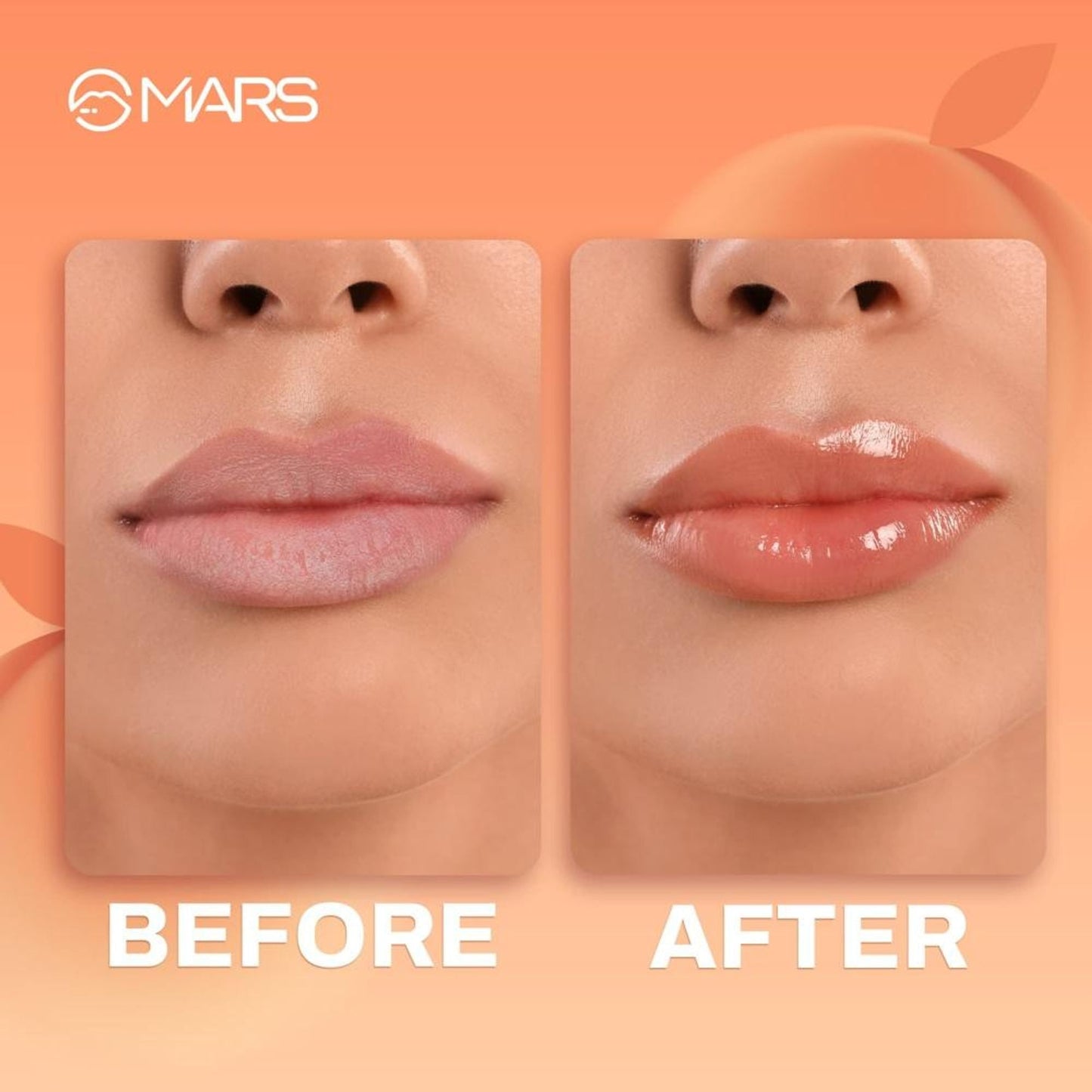 MARS Cosmetics Color Changing Protector Lip Oil - Lo-01-Peachy Dew - Swadesiicart