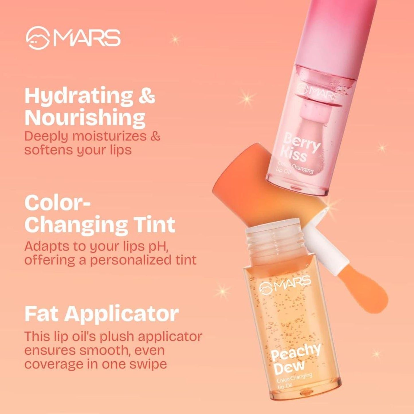 MARS Cosmetics Color Changing Protector Lip Oil - Lo-01-Berry Kiss - Swadesiicart