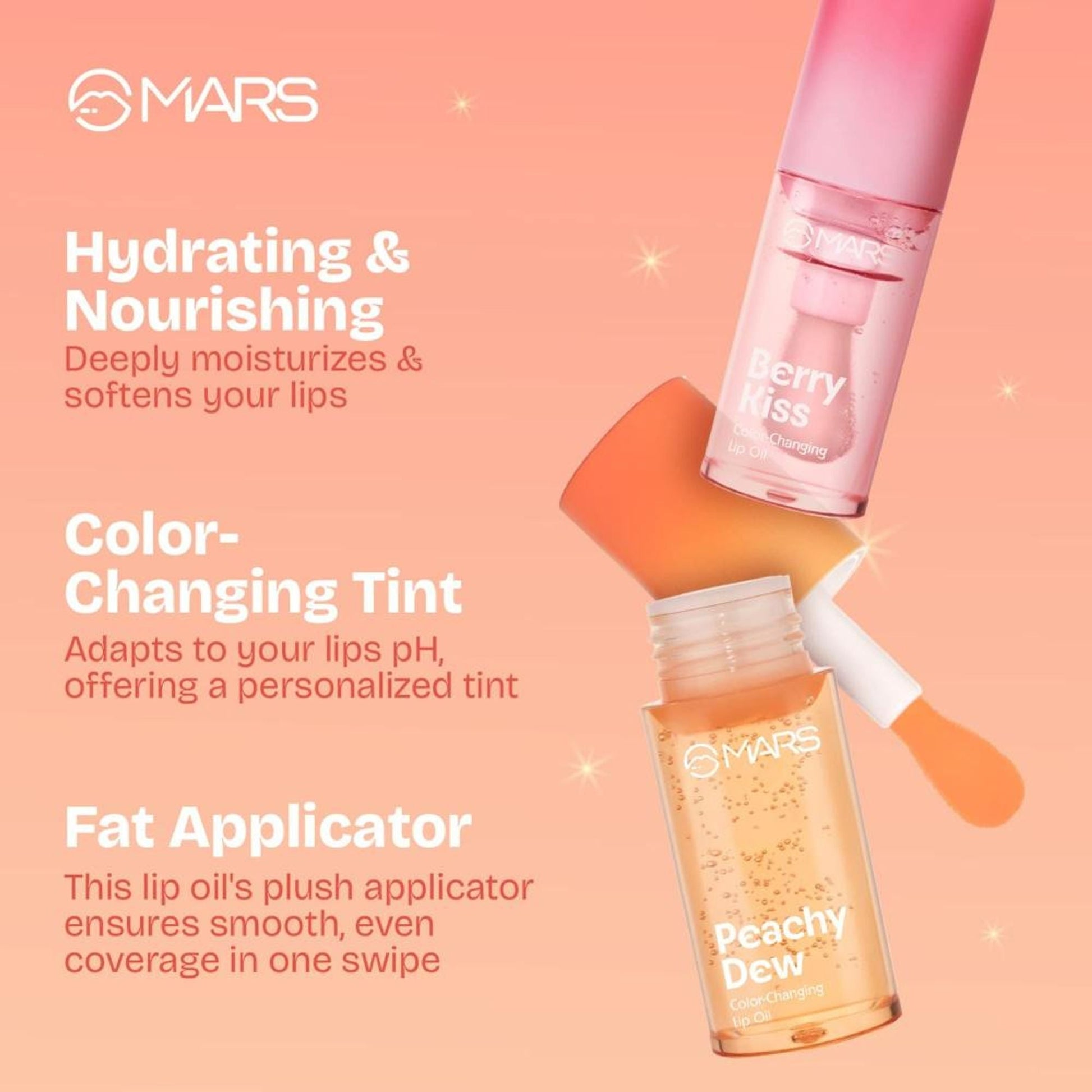 MARS Cosmetics Color Changing Protector Lip Oil - Lo-01-Berry Kiss - Swadesiicart
