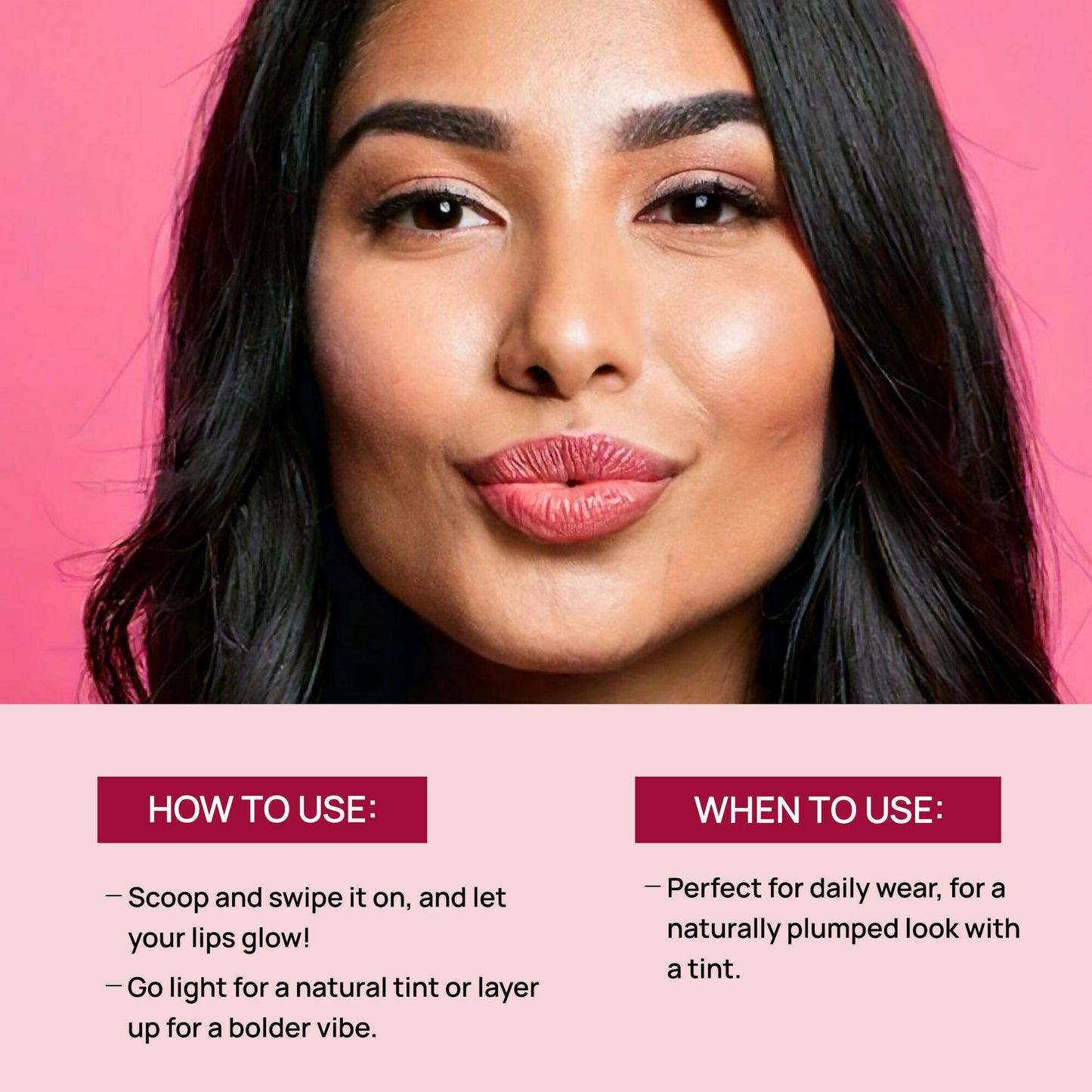 Good Vibes Beetroot Plumping Lip Balm - Reduces Pigmentation, Perfectly Tinted Lips | Swadesiicart