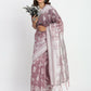 Shree Shyam Fashion Linen Cotton Sea Green Saree