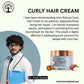 Ivory Natural Curly Hair Cream - Bouncy, Shiny, Humidity-Resistant Curls Hair | Swadesiicart