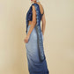 Soch Blue Sequinned Poly Crepe Ready to Wear Saree | Swadesiicart