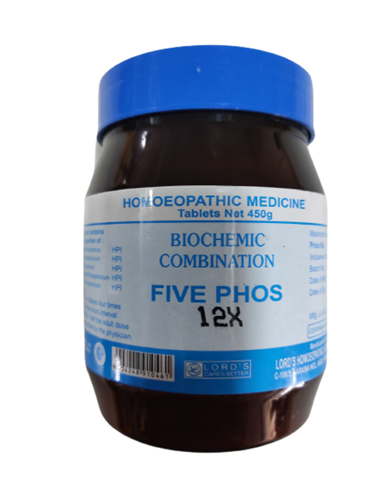 Lord's Homeopathy Five Phos Biocombination Tablets - Swadesiicart