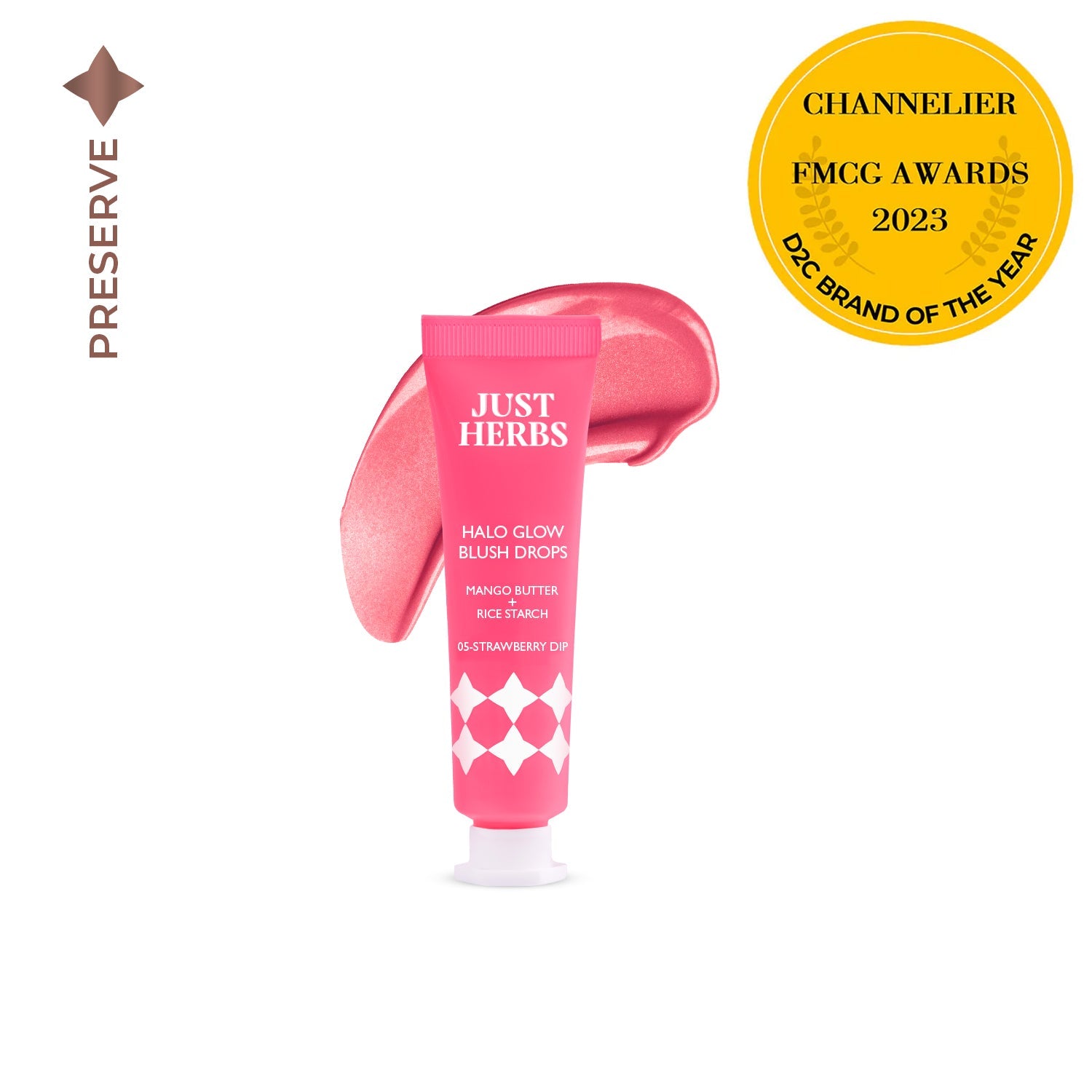 Halo Glow Blush Drops with Mango Butter & Rice Starch: Papaya Pop