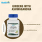 Healthvit Ginseng & Ashwagandha Capsules | Swadesiicart