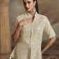 Anaita White Georgette Readymade Suit with Embroidery Work