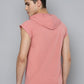 Alcis Men Pink Typography Printed Slim Fit Running T-shirt