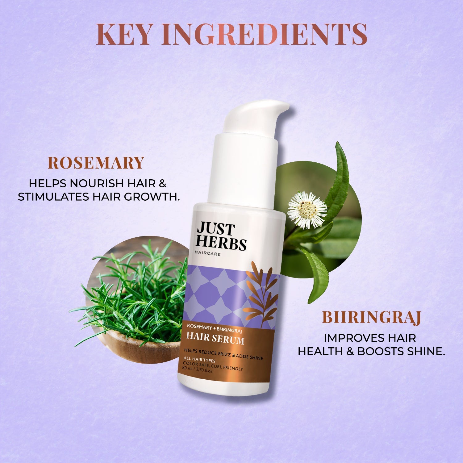 Hair Serum with Rosemary and Bhringraj (Copy)