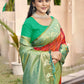 Shree Shyam Fashion Mustard Pochampally Silk Saree