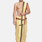 Sethukrishna Men Beige Solid Dhoti Pant | Swadesiicart