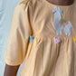 ArthLife Peach Sheep Embroidered Dress