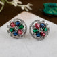 Shoshaa Multicoloured Contemporary Studs Earrings | Swadesiicart