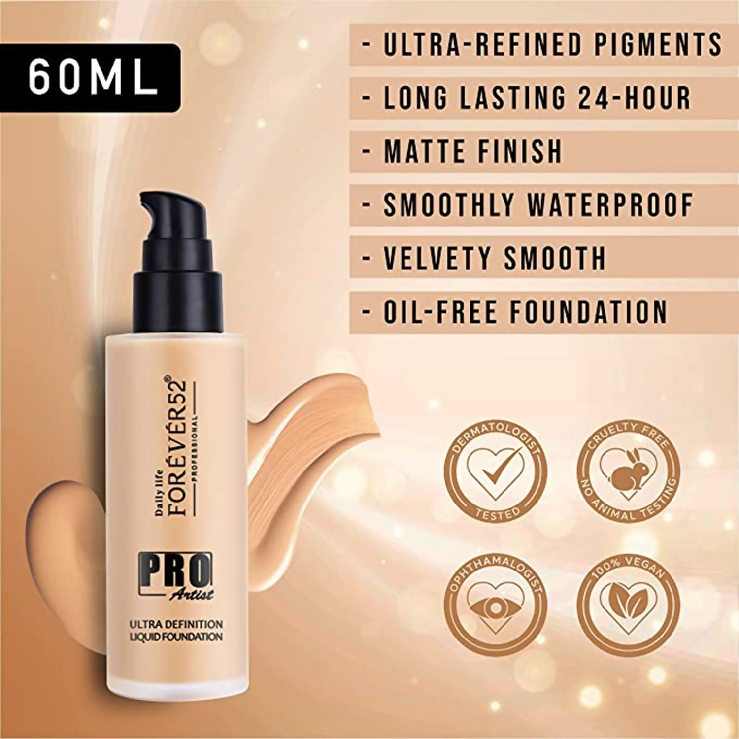 Daily Life Forever52 Pro Artist Ultra Definition Liquid Foundation - Pecan | Swadesiicart