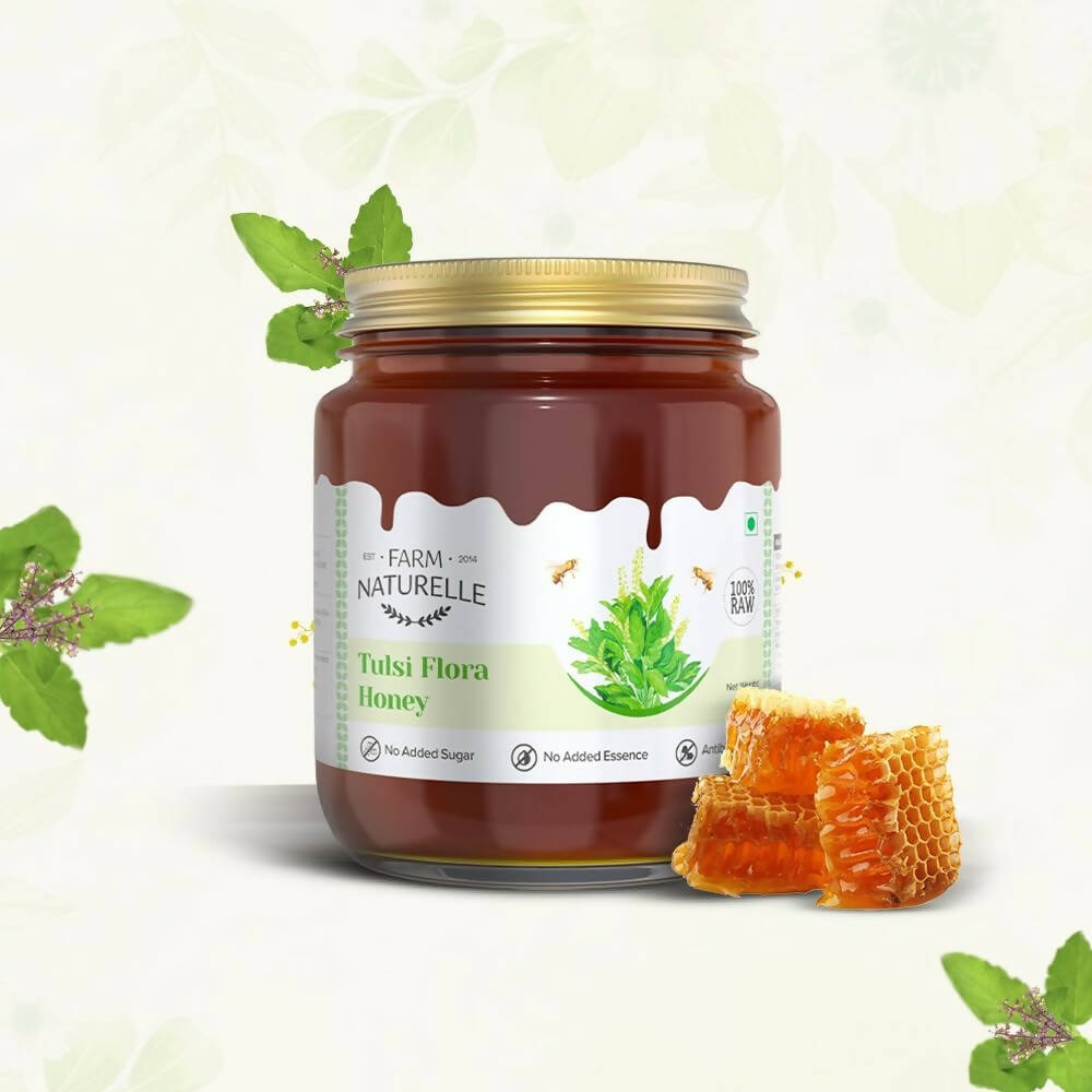 Farm Naturelle Vana Tulsi Honey Forest Flower Honey - Swadesiicart