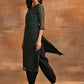 Aks Bandhani Printed Organza Anarkali Kurta