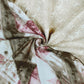 Story@home Brown & Pink Abstract Microfiber 180 TC Bedsheet With Pillow Cover - Swadesiicart