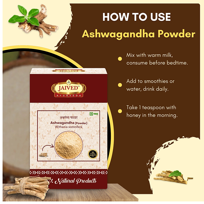Jaived Ayurveda Ashwagandha Powder | Swadesiicart