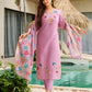 The52 Lavender Women's Gorgeous Embroidered work Viscose Gadhwal Fabric Straight Kurta, Pant and Dupatta Set - Swadesiicart