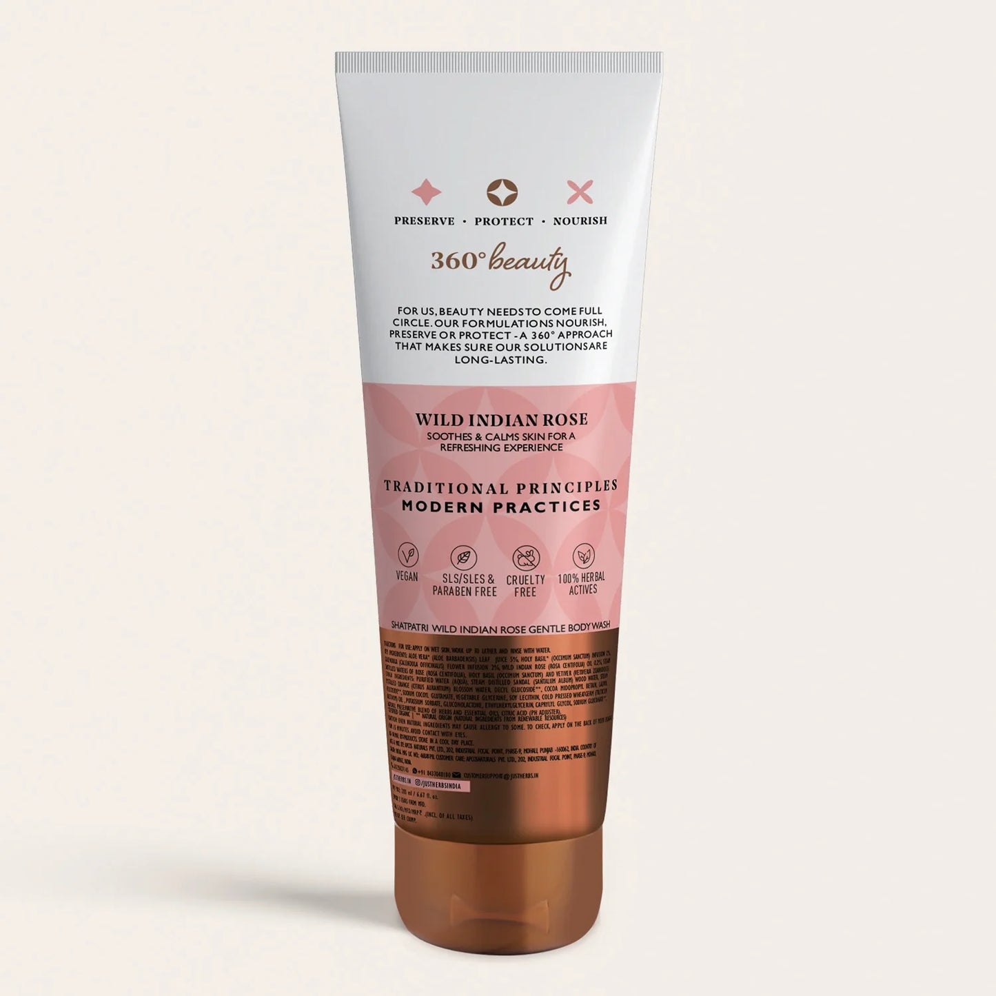 Wild Indian Rose Body Wash 200 ml