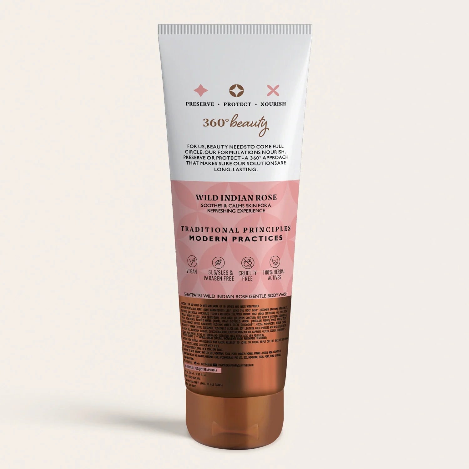 Wild Indian Rose Body Wash 200 ml