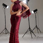 Tikhi Imli Maroon Woven Design Saree | Swadesiicart