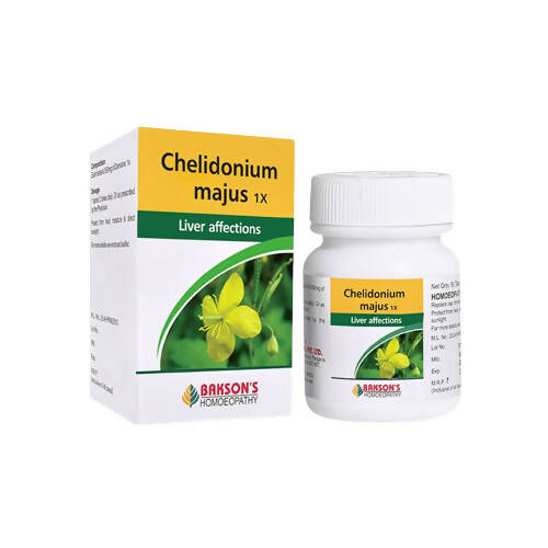 Bakson's Homeopathy Chelidonium Majus Tablets | Swadesiicart