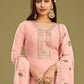 Blush Peach Swarovski Work & Embroidered Eid Wear Salwar Suit - Emponline | Swadesiicart